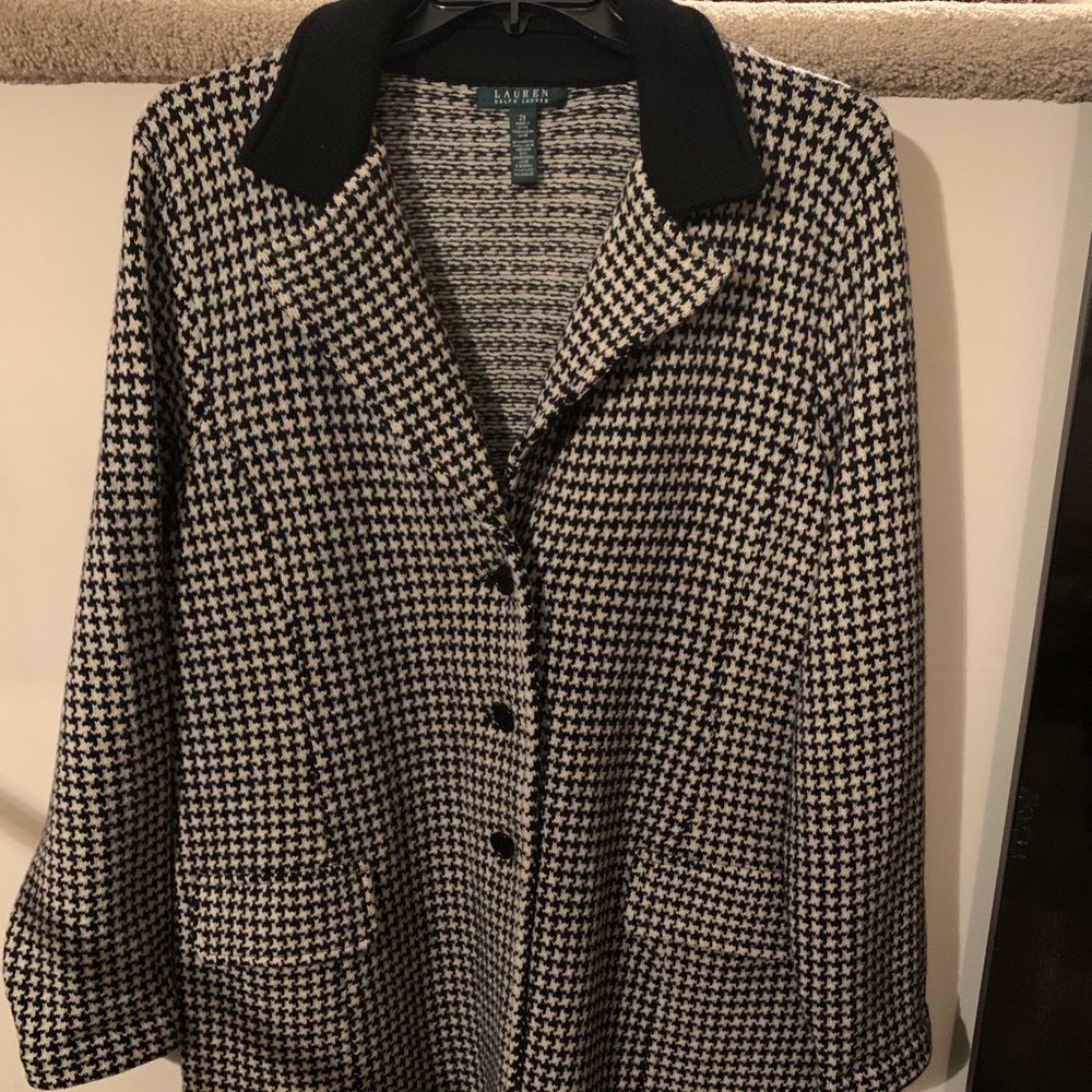 NWOT Ralph Lauren plus-size sweater jacket